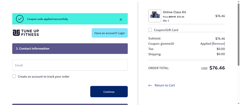 Tune Up Fitness Coupon Code - Enjoy 15% Off